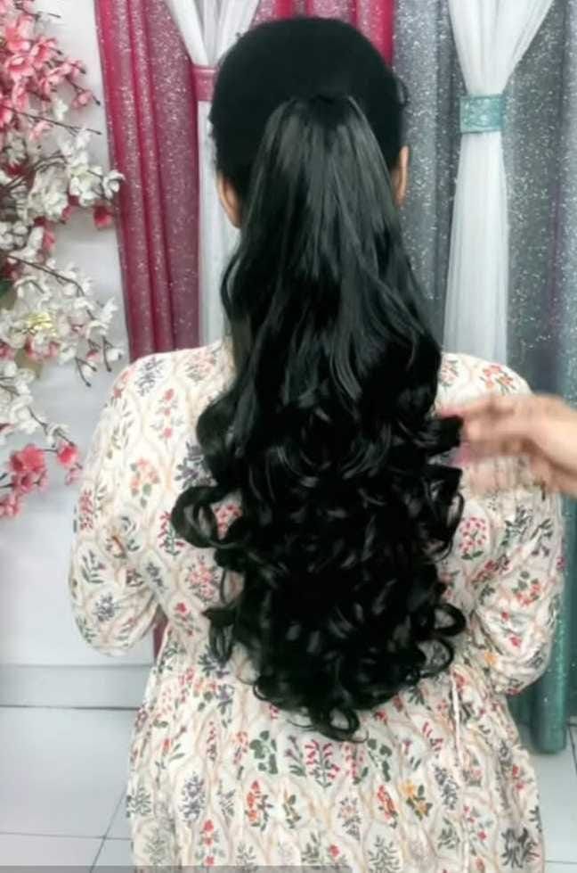 (কালো) Black deep Kakra Hair Extension